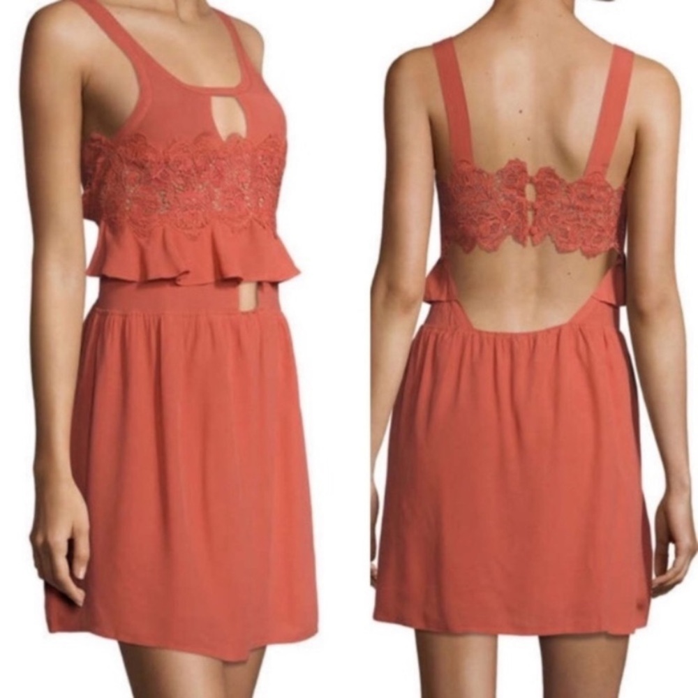 For Love and Lemons Floral Mini Dress